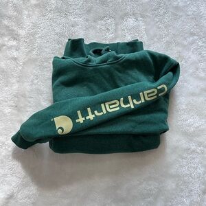 Men’s Carhartt loose fit sweatshirt. Size M, green, barely worn.